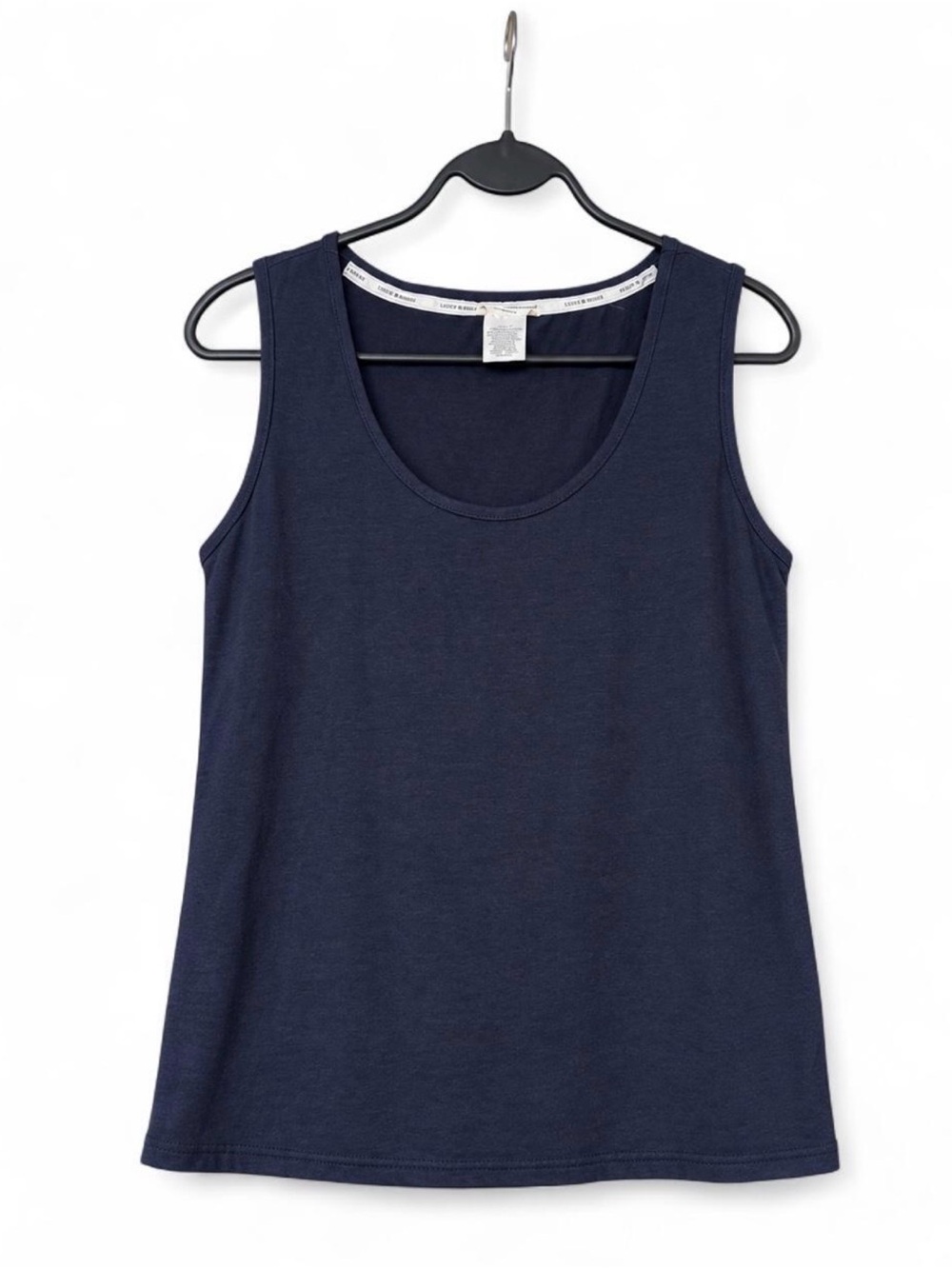 Lucky Brand Navy Blue Scoop Neck Tank Top Women’s Size XL